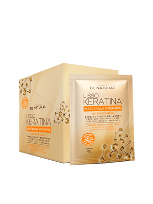 Mascarilla Be Natural Lisso Keratina 35g