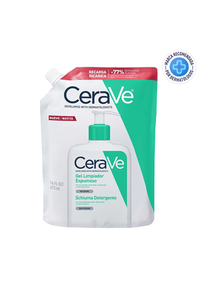 Gel Limpiador Espumoso Refill Cerave Piel Normal a Grasa