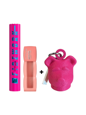 Combo Maybelline Labial Teddy Tint + Pestañina Firework