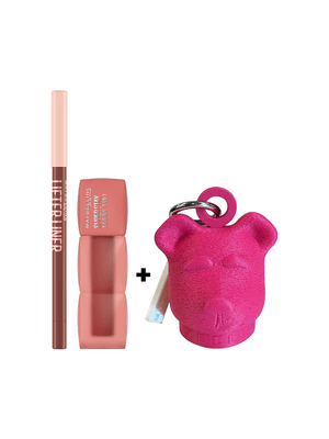 Lip combo Maybelline Labial Teddy Tint + Delineador Lifter Liner